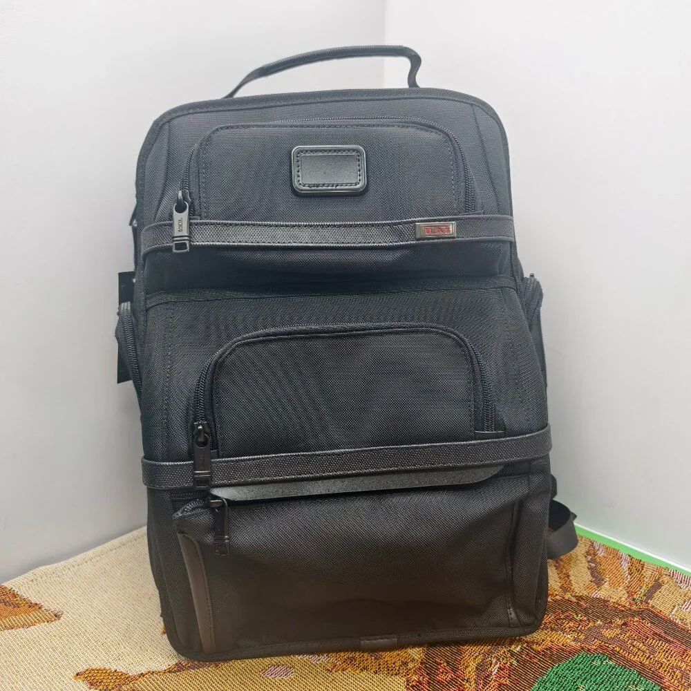 🌺TUMI Alpha 3 Backpack | Ballistic Nylon Large Capacity | Business & Travel